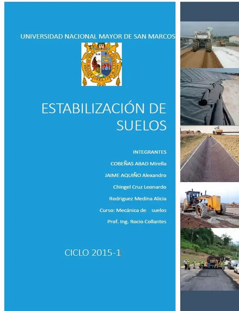 Estabilización de Suelos