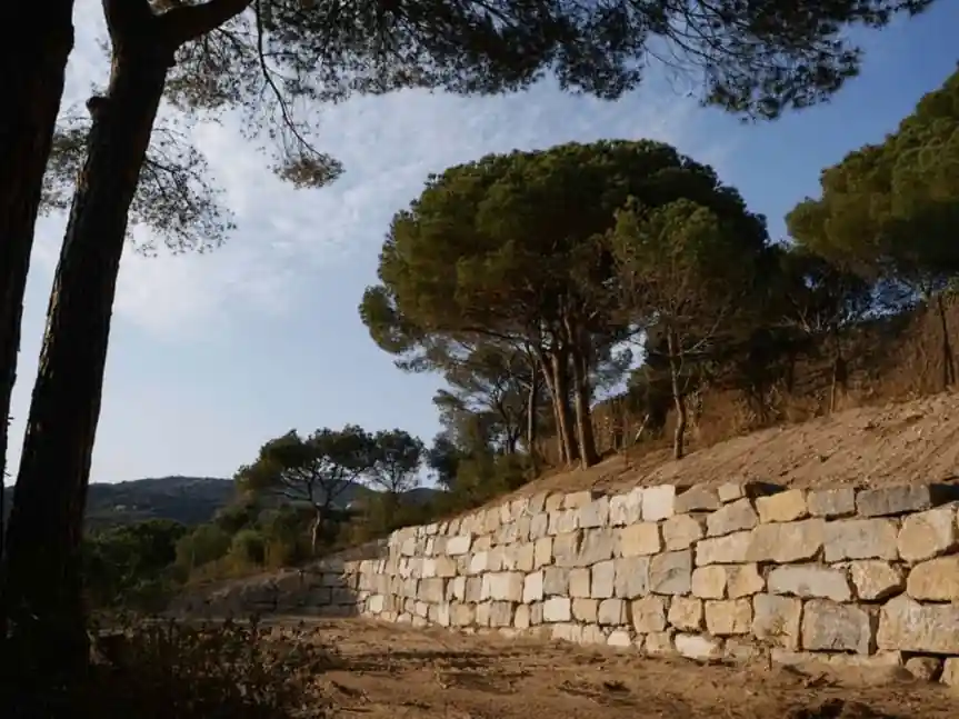 Muro de contencion d Piedra natural