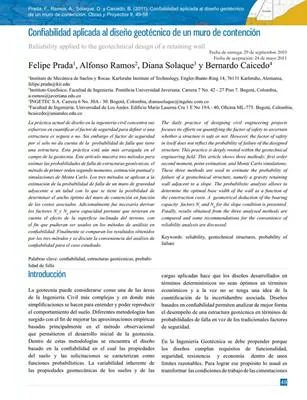 confiabilidad aplicada al diseño geotecnico