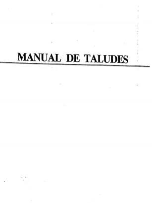 MANUAL DE TALUDES INSTITUTO GEOLOGICO DE ESPAÑA